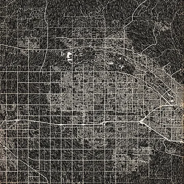 Vorschaubild zum Design Meridian map Idaho Ink lines 2 von InkMaps