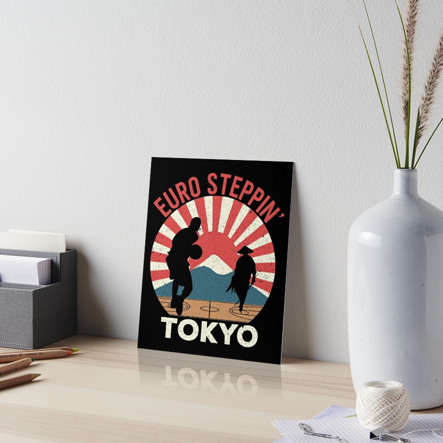 "Euro Steppin' Tokyo Olympics Basketball Samurai Duel " Art Board Print