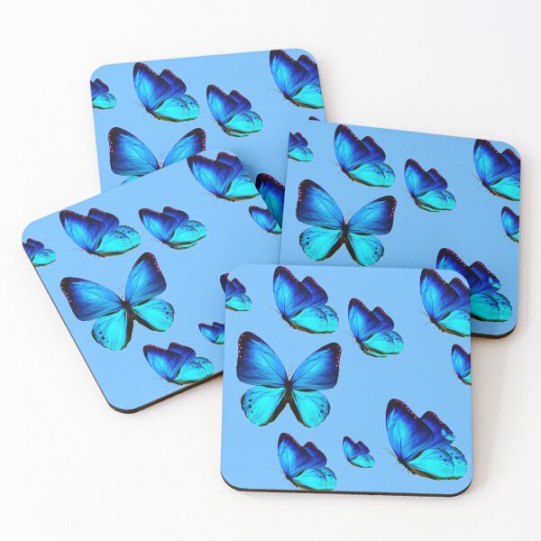 Item preview, Blue butterfly on repeat  designed and sold by SueKnox.