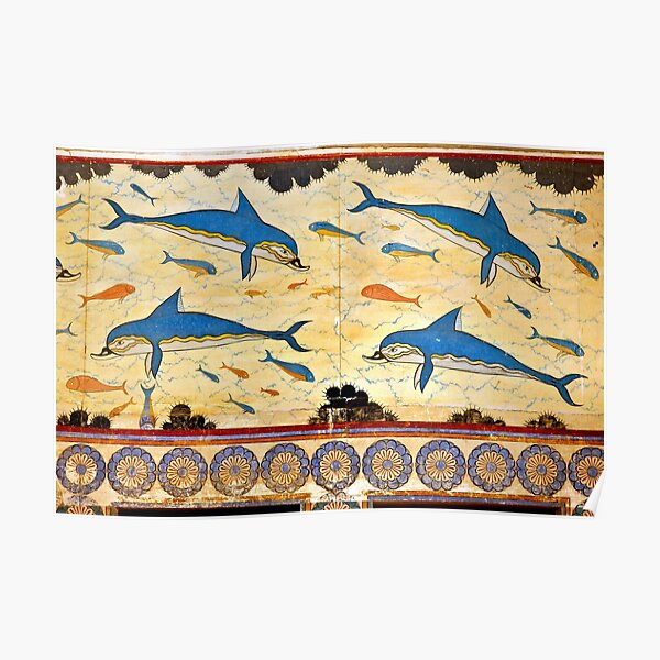 The Minoan Dolphins Poster