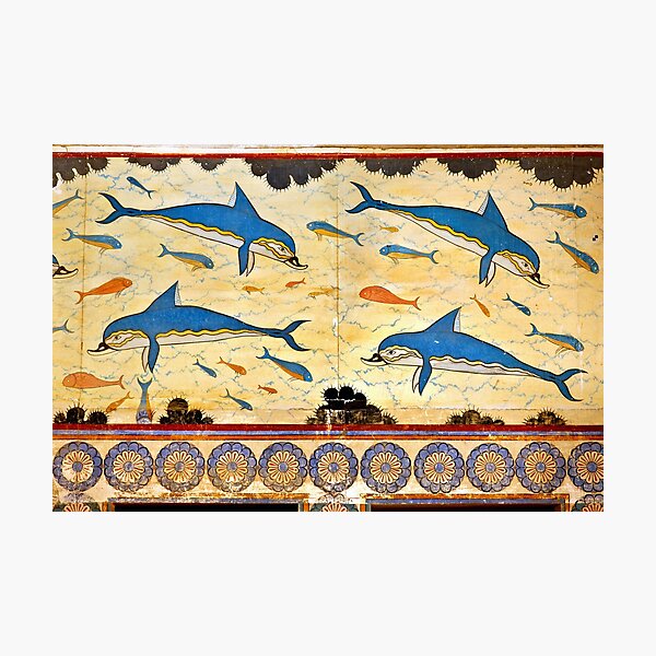 The Minoan Dolphins Photographic Print