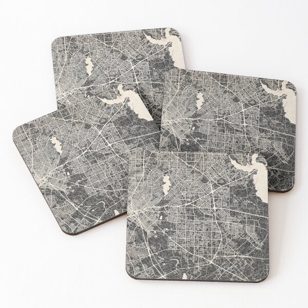 Item preview, Mesquite map Texas Ink lines designed and sold by InkMaps.