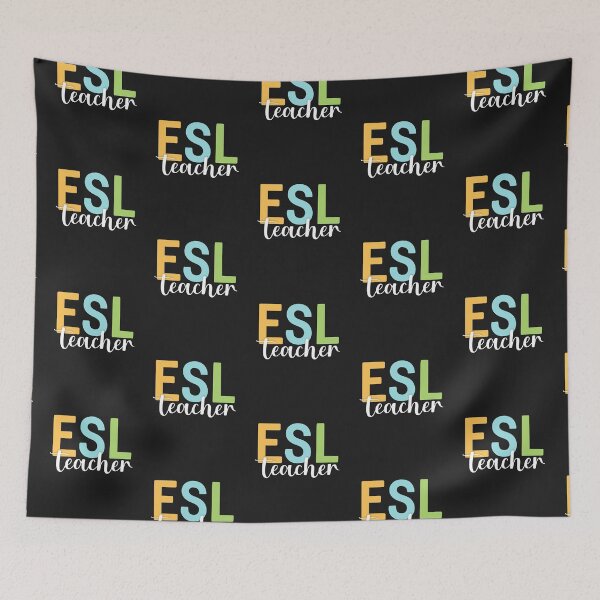 Item preview, ESL Teacher designed and sold by CutiPiStudios.