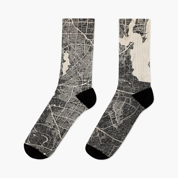 Item preview, Mesquite map Texas Ink lines designed and sold by InkMaps.