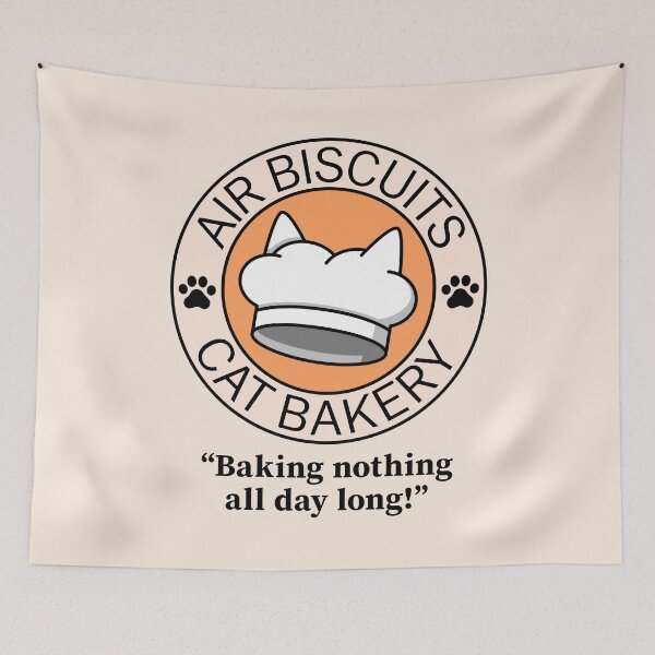 Item preview, Kitty Air Biscuits Cat Bakery designed and sold by ClickForMore.