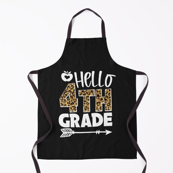Item preview, Hello 4th Grade Leopard GT designed and sold by WaveOcean123.