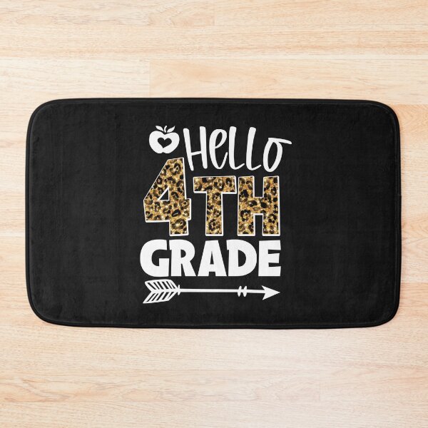 Item preview, Hello 4th Grade Leopard GT designed and sold by WaveOcean123.