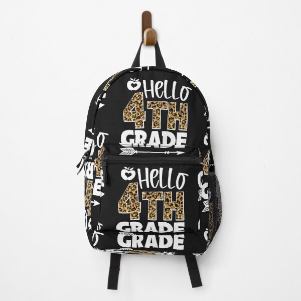 Item preview, Hello 4th Grade Leopard GT designed and sold by WaveOcean123.