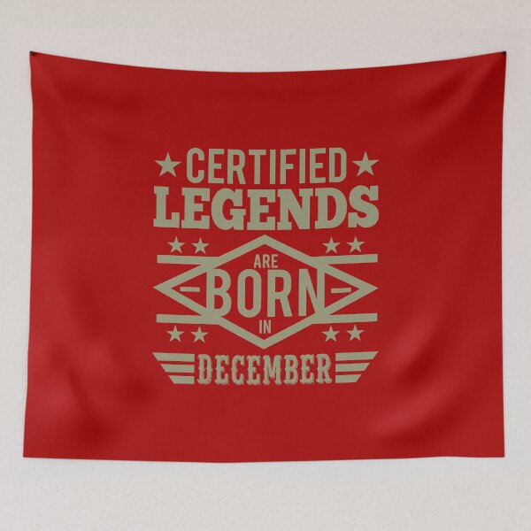Item preview, Legends are born in December designed and sold by PODapparel.