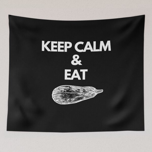 Item preview, Keep Calm And Eat Zucchini, Vegetarian Funny, Zucchini  Go Vegan, Food designed and sold by SweetEnjoyable.