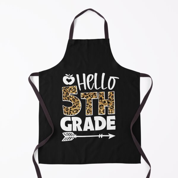 Item preview, Hello 5th Grade Leopard GT designed and sold by WaveOcean123.