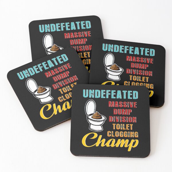 Item preview, Undefeated Massive Dump Division Toilet Clogging Champ Gift_16 designed and sold by BegayStore.