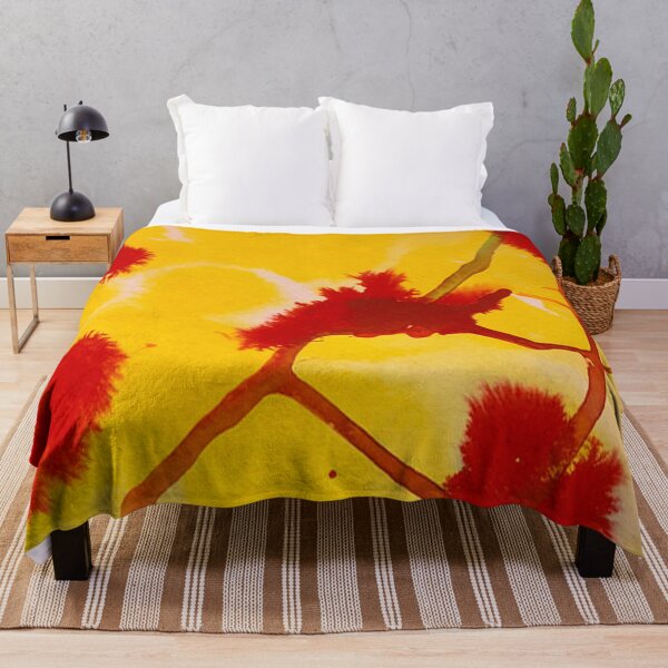 Item preview, red garden yellow garden designed and sold by Janice Aitken.