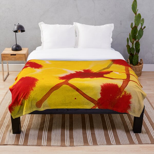 Item preview, red garden yellow garden designed and sold by Janice Aitken.