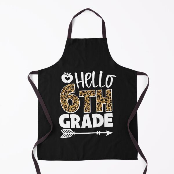 Item preview, Hello 6th Grade Leopard GT designed and sold by WaveOcean123.