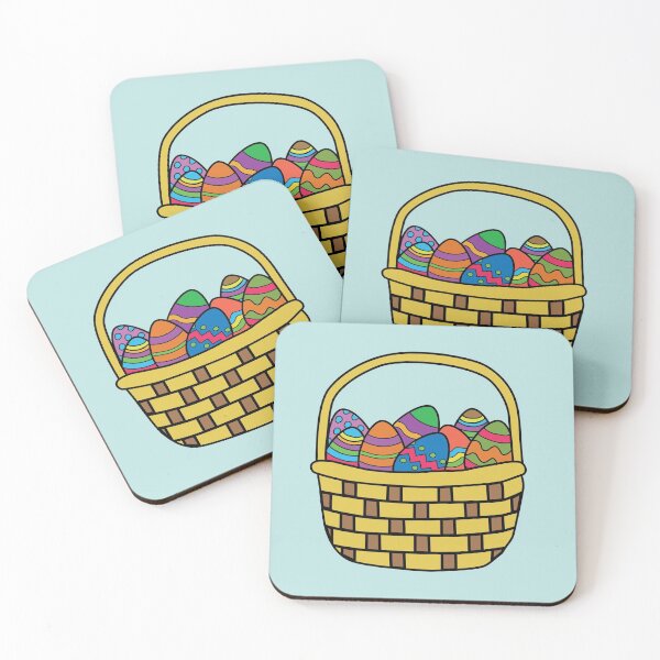 Item preview, Cute Easter Basket with Chocolate Eggs designed and sold by DanandDee.
