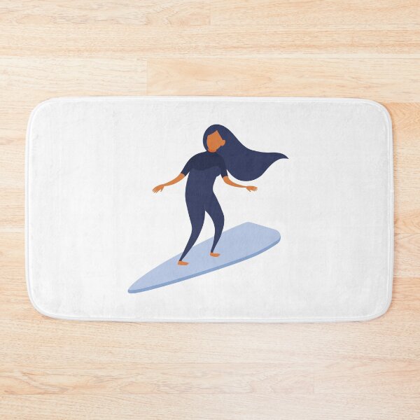 Item preview, SURFER girl in blue designed and sold by jazzydevil.