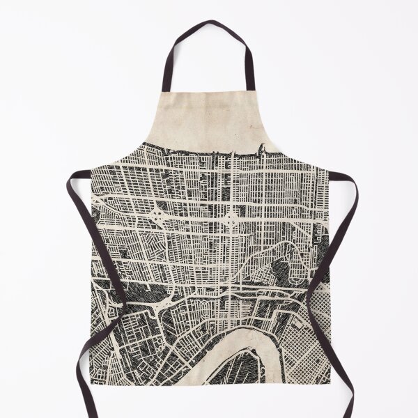Item preview, Metairie map Louisiana Ink lines designed and sold by InkMaps.