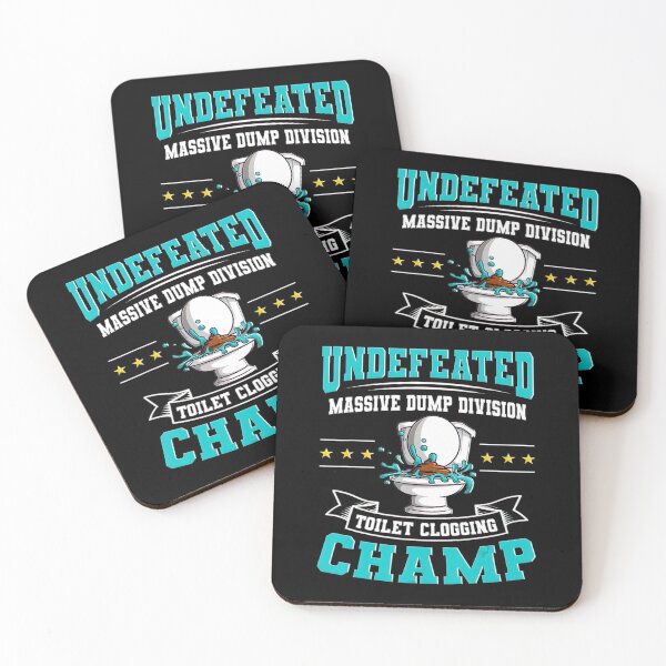 Item preview, Undefeated Massive Dump Division Toilet Clogging Champ Gift_18 designed and sold by BegayStore.