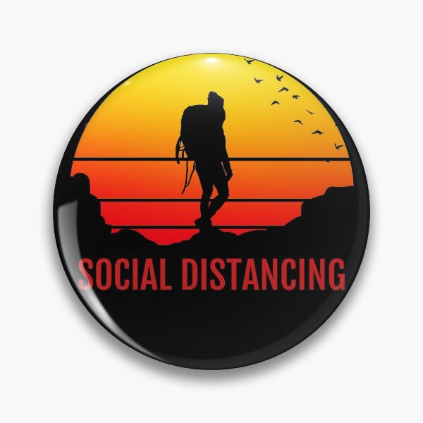 Item preview, Funny outdoor design, whether you are a hiker, a bushcrafter or just love being alone in nature, social distancing is no problem for you! designed and sold by NobelFashion.
