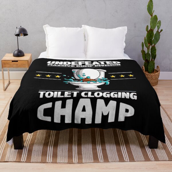 Item preview, Undefeated Massive Dump Division Toilet Clogging Champ Gift_19 designed and sold by BegayStore.