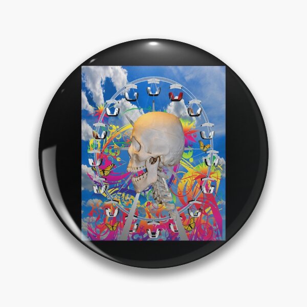 Item preview, Fairground Skull  designed and sold by PitkaNile.