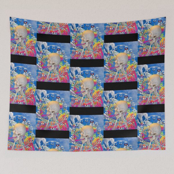 Item preview, Fairground Skull  designed and sold by PitkaNile.