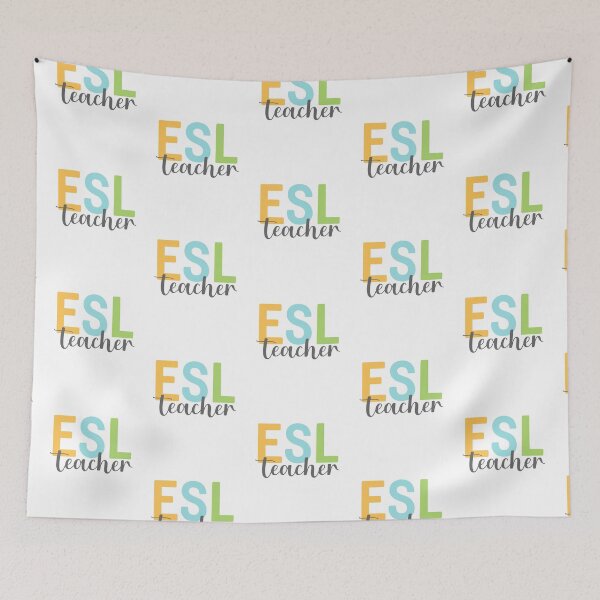 Item preview, ESL Teacher designed and sold by CutiPiStudios.