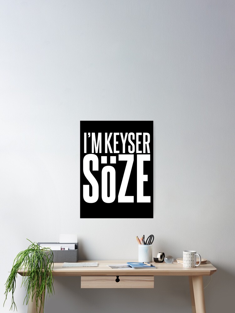 KEYSER SOZE (the devil) Poster for Sale by mayerarts