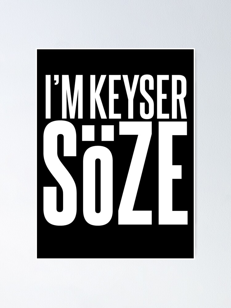 KEYSER SOZE (the devil) Poster for Sale by mayerarts