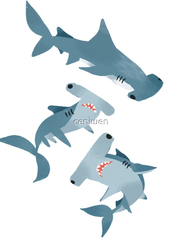 "HAMMERHEAD SHARKS" iPhone Case for Sale by ceniwen Redbubble