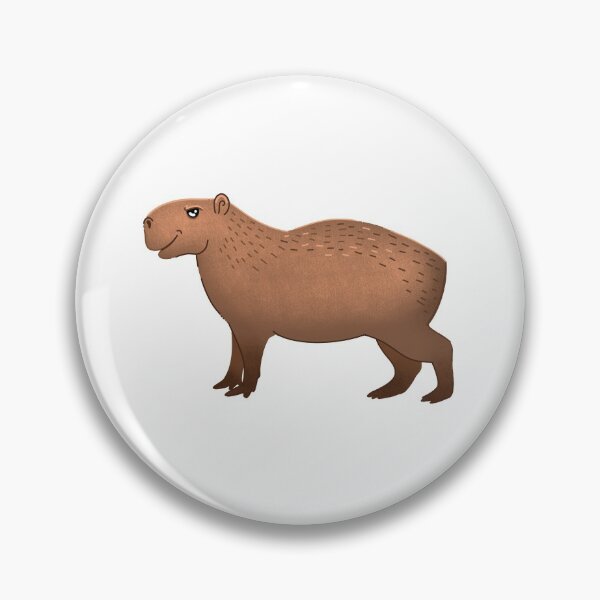 Item preview, Hand drawn standing CAPYBARA  designed and sold by jazzydevil.