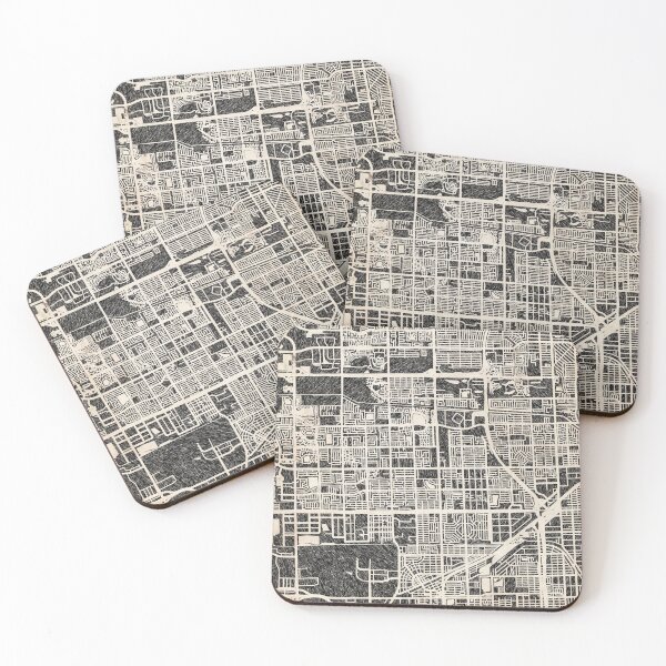 Item preview, Miami Gardens map Florida Ink lines 2 designed and sold by InkMaps.