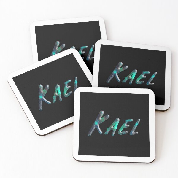 Item preview, abstract blacklight text posters - Kael hypercolor stars nebula words  designed and sold by Long Exposure.
