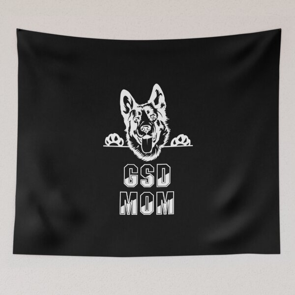 Aperçu de l'œuvre Maman de chien de berger allemand GSD Mom | Cadeaux pour maman GSD, amoureux des chiens et propriétaires de chiens créée et vendue par Violet Treasures.