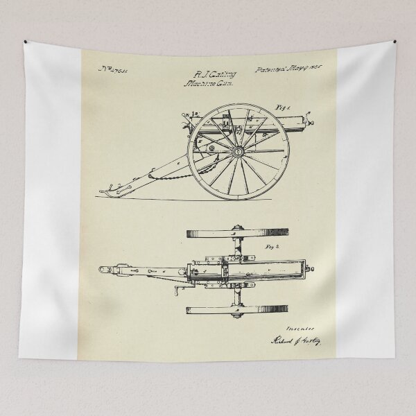 Item preview, Machine Gun-1865 designed and sold by paulrommer.