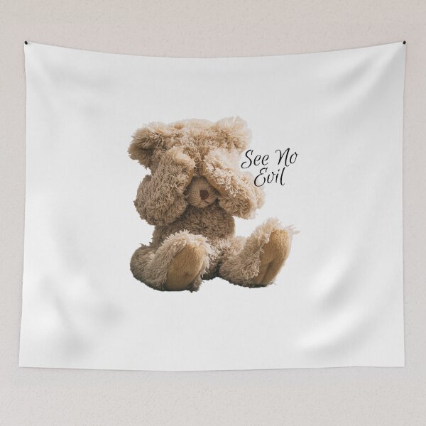 Item preview, See No Evil Teddy designed and sold by teddybeartees.