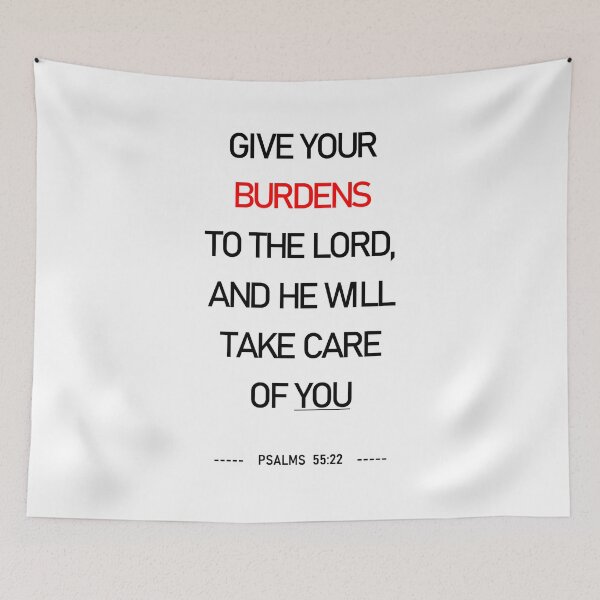 Item preview, Psalms 55:22 (Bible Quote) designed and sold by PSheekey.