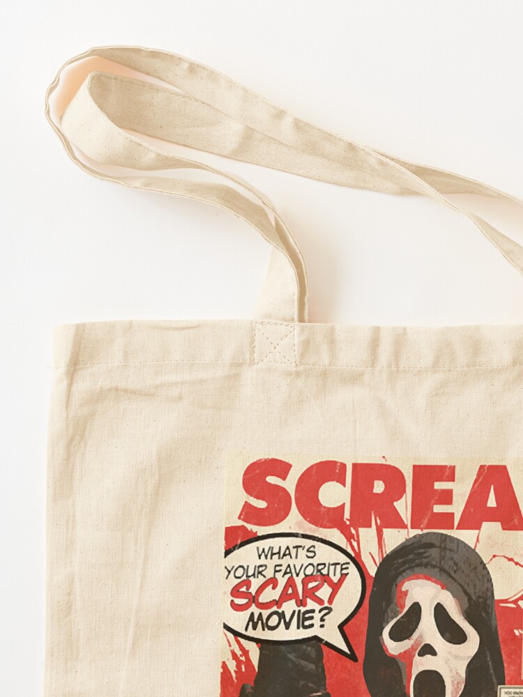 Ghost Face Scream Horror Halloween New How Scary Wake Up Slasher Sweat  Funny | Tote Bag