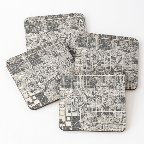 Item preview, Miramar map Florida Ink lines designed and sold by InkMaps.