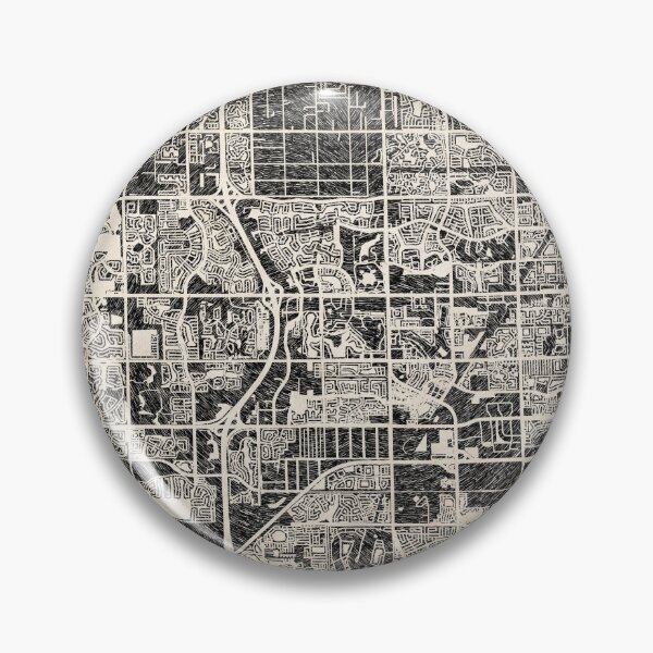 Item preview, Miramar map Florida Ink lines designed and sold by InkMaps.