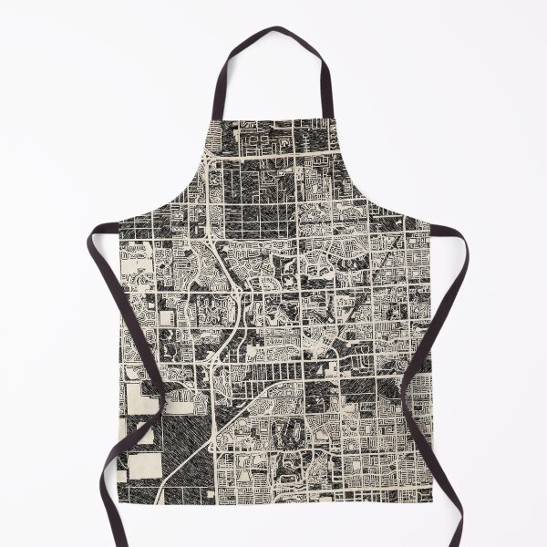 Item preview, Miramar map Florida Ink lines designed and sold by InkMaps.