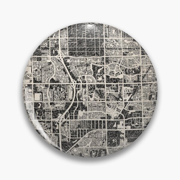 Item preview, Miramar map Florida Ink lines 2 designed and sold by InkMaps.