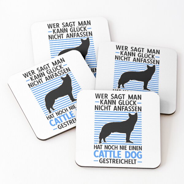 Artikelvorschau, Australian Cattle Dog streicheln Treibhund Spruch entworfen und verkauft von madgrfx.