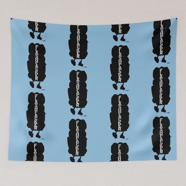 Item preview, Funny flashpackers design! A backpacker who likes a bit more luxurious than a regular backpacker is called a flashpacker.. designed and sold by NobelFashion.