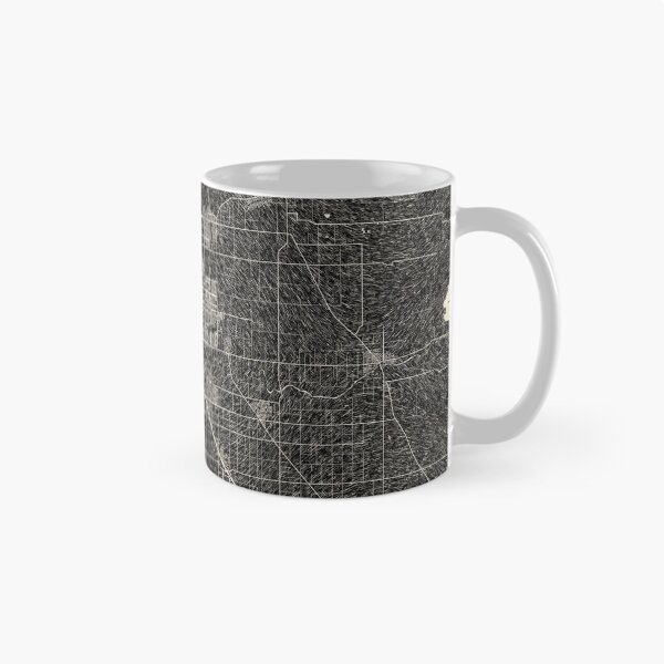 Item preview, Modesto map California Ink lines designed and sold by InkMaps.