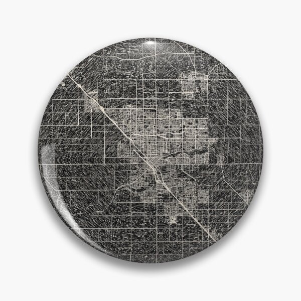 Item preview, Modesto map California Ink lines designed and sold by InkMaps.