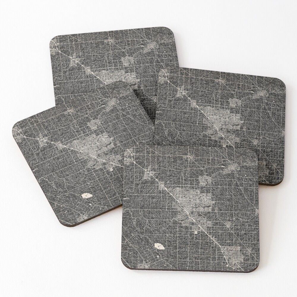 Item preview, Coasters (Set of 4) designed and sold by InkMaps.