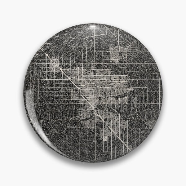 Item preview, Modesto map California Ink lines 2 designed and sold by InkMaps.