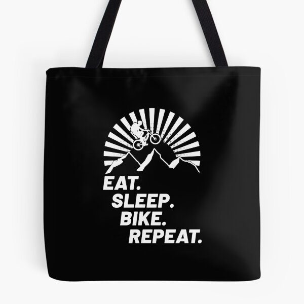 Item preview, Eat Sleep Bike Repeat! Mountain Bike Outdoor Bike Downhill Trail Mountains E-Bike designed and sold by VollNiceDesign.
